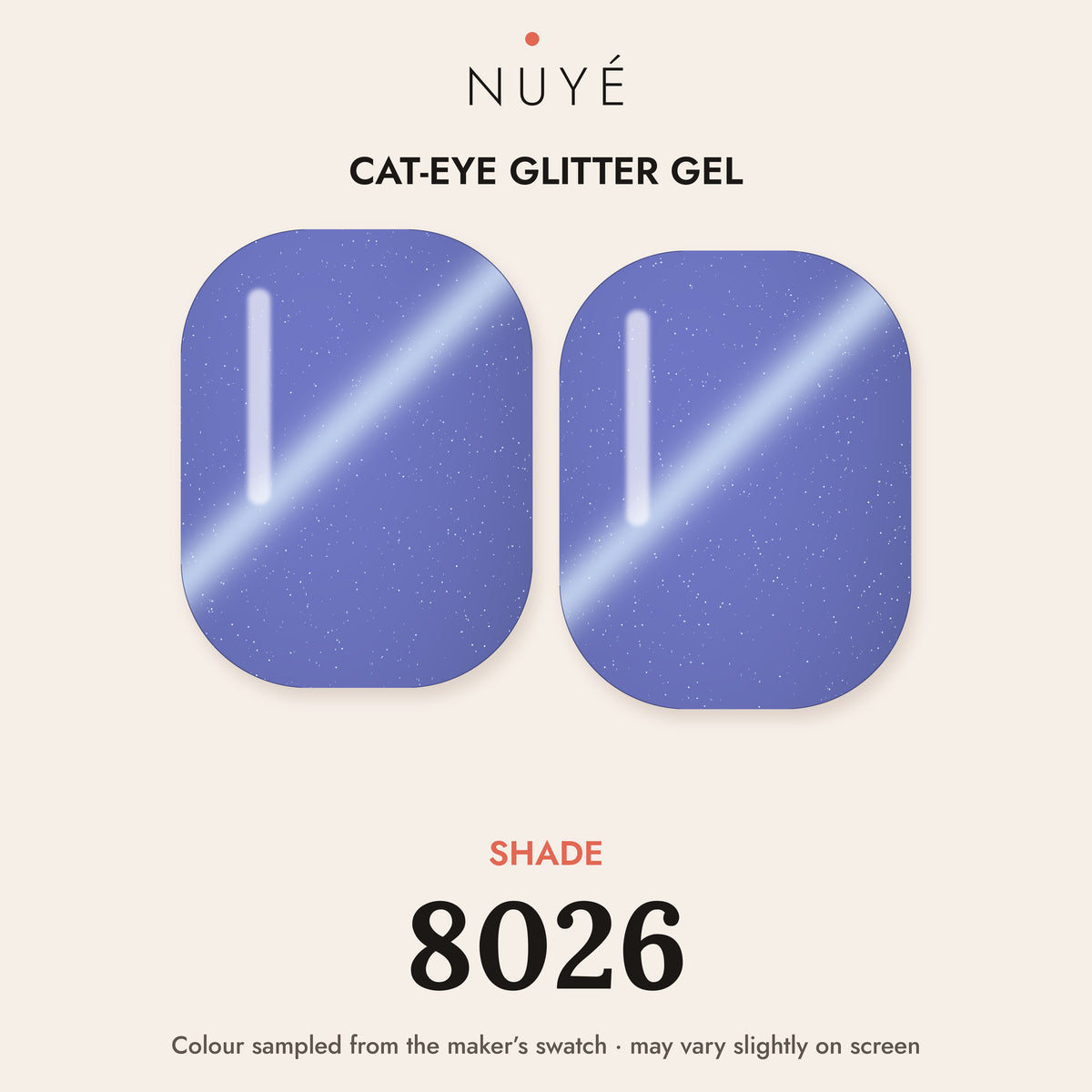 Cat-Eye Glitter Gel – shade 8026