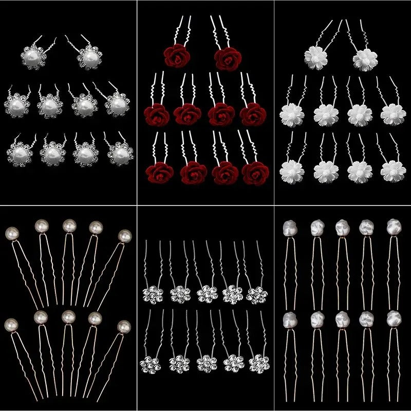 Pearl U Hair Pins – 10 Pack