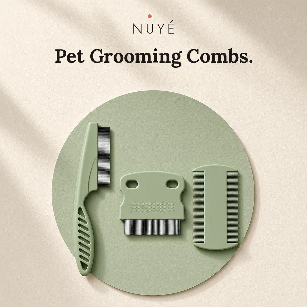Pet Grooming Combs – Set of 3