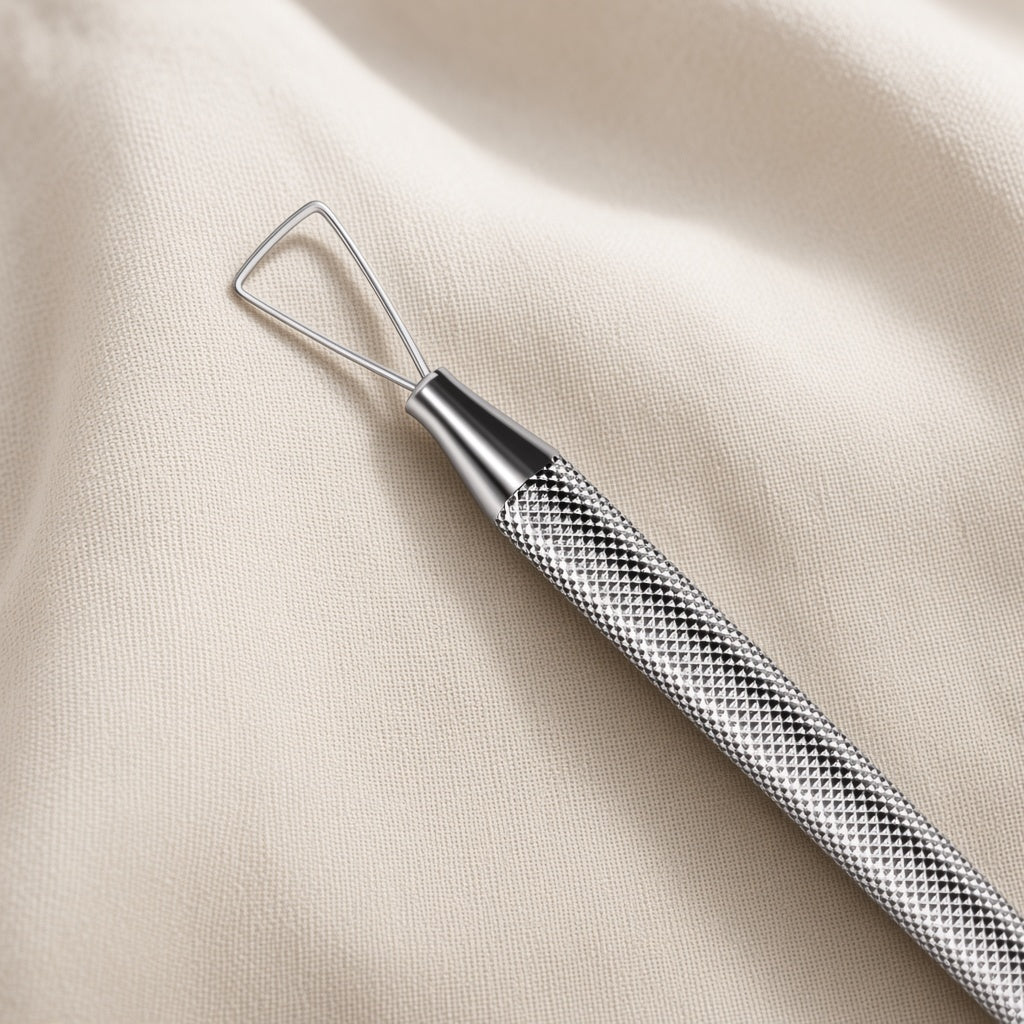 Close-up of gel remover pusher