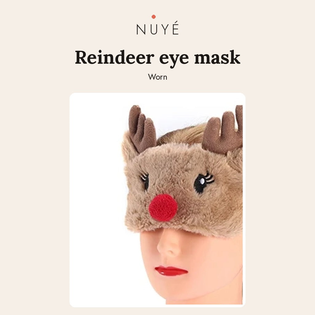 Reindeer Plush Sleep Eye Mask