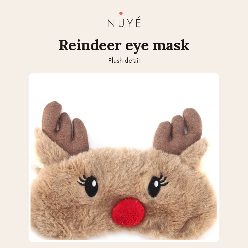 Reindeer Plush Sleep Eye Mask