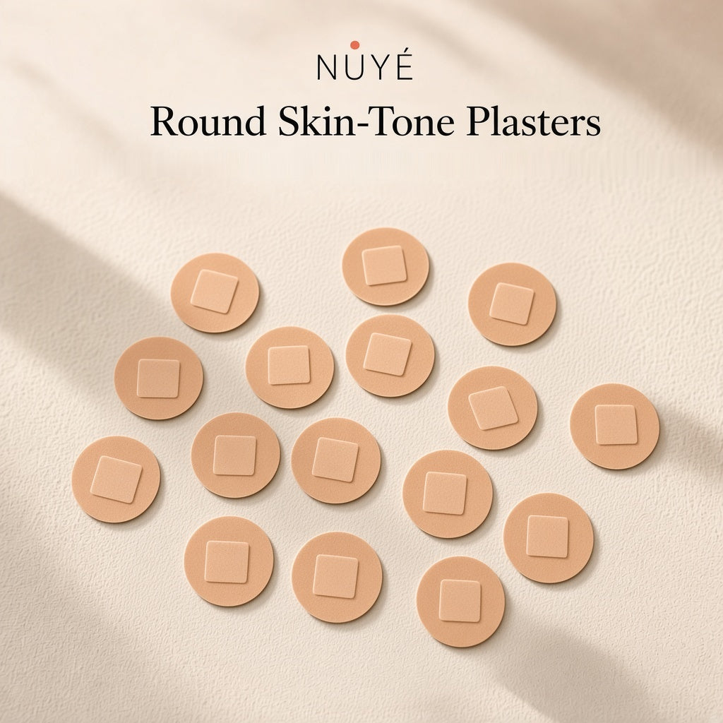 Round Skin-Tone Plasters (100)
