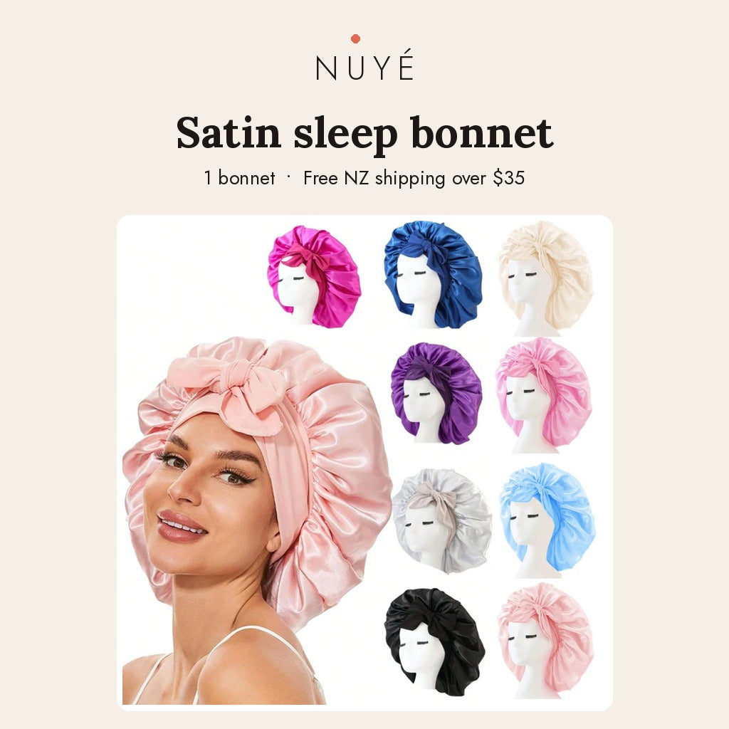 Adjustable Satin Sleep Bonnet