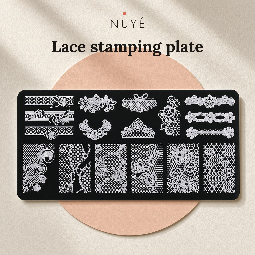 Lace Nail Stamping Plate