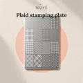 Plaid Nail Stamping Plate – 30 Designs