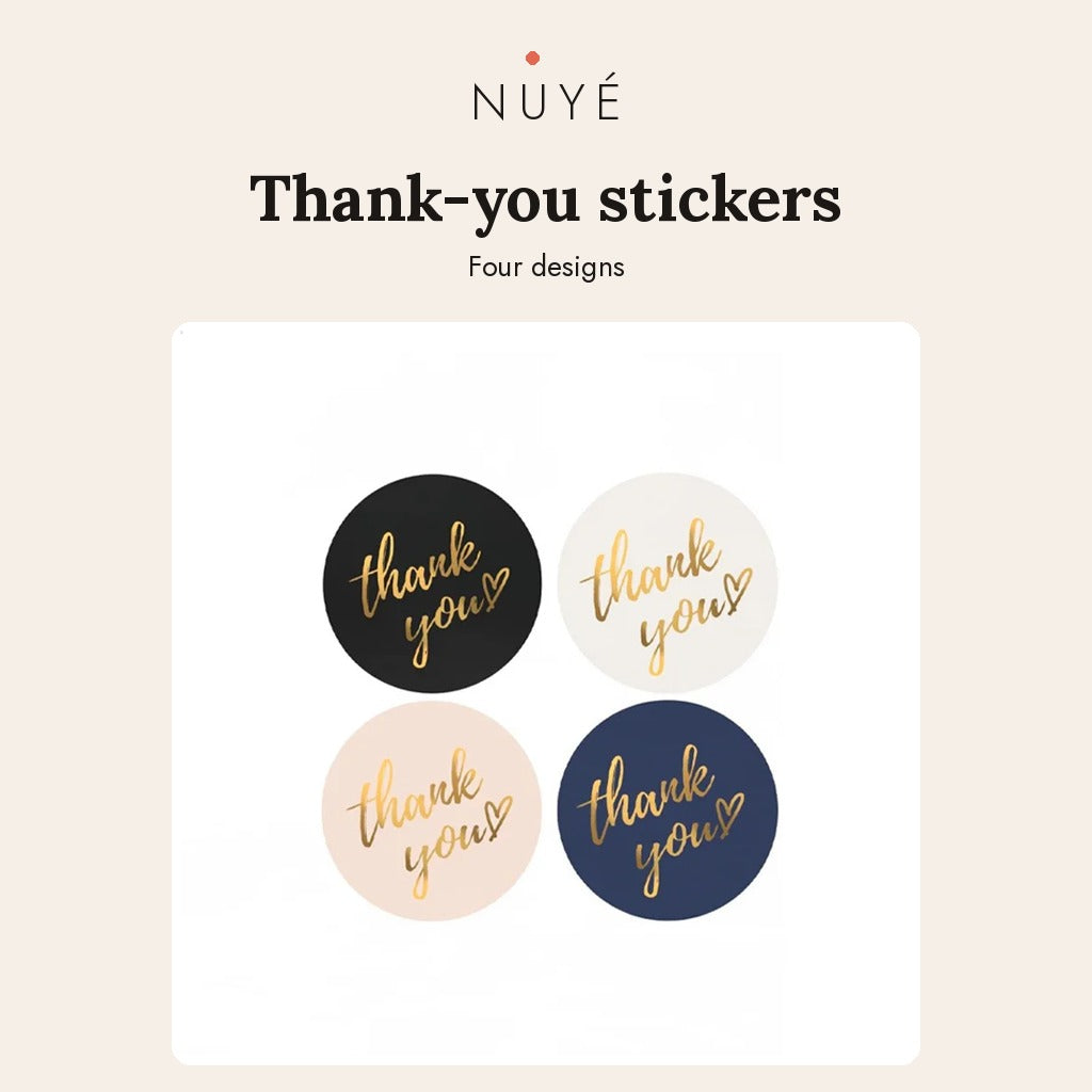 Thank-You Stickers 1in – 2 Rolls