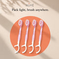 Travel Toothbrushes – 4 Pack