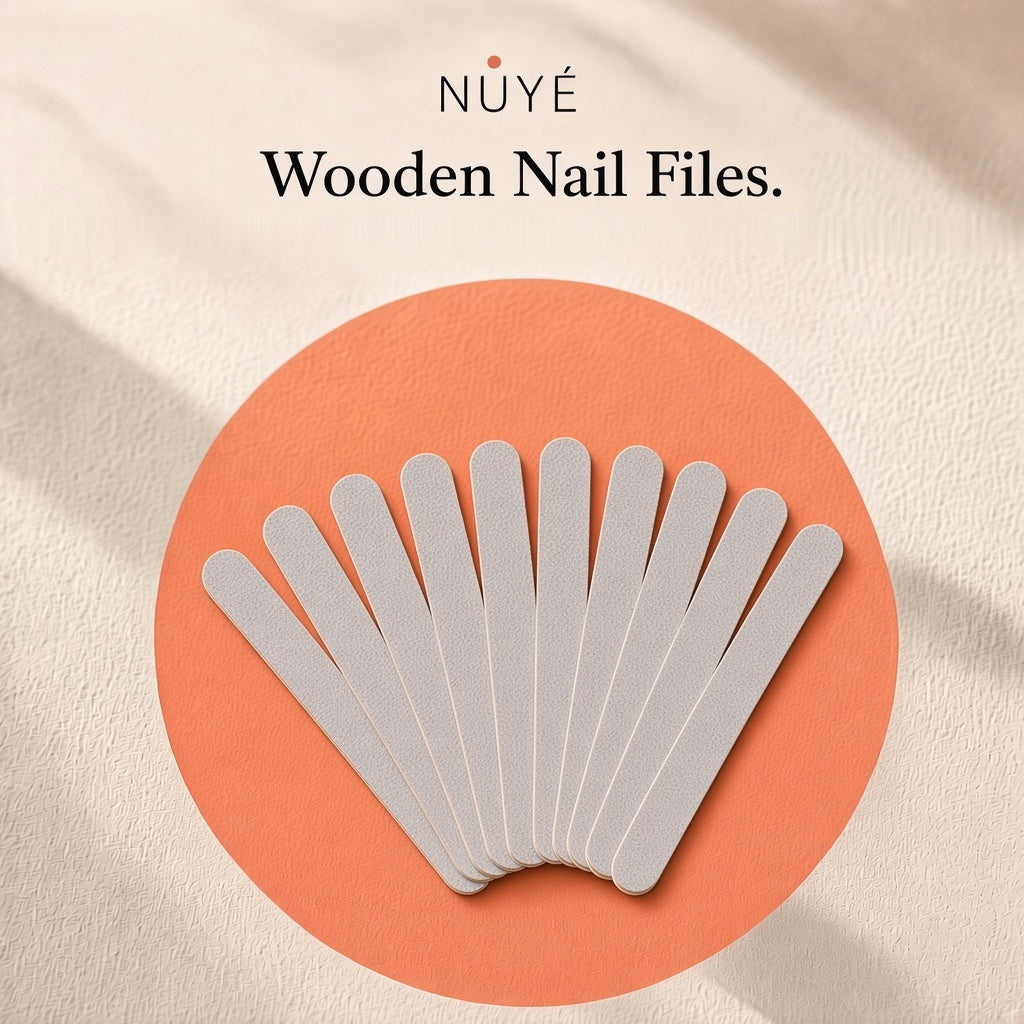 Wooden Nail Files 100/180 Grit (10 Pack)